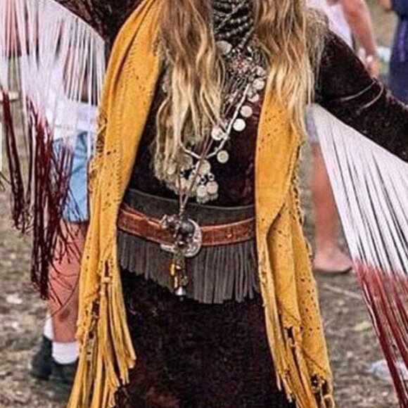 Mahiya Nomad Vest Tan Suede NWT SOLD OUT - Picture 1 of 11